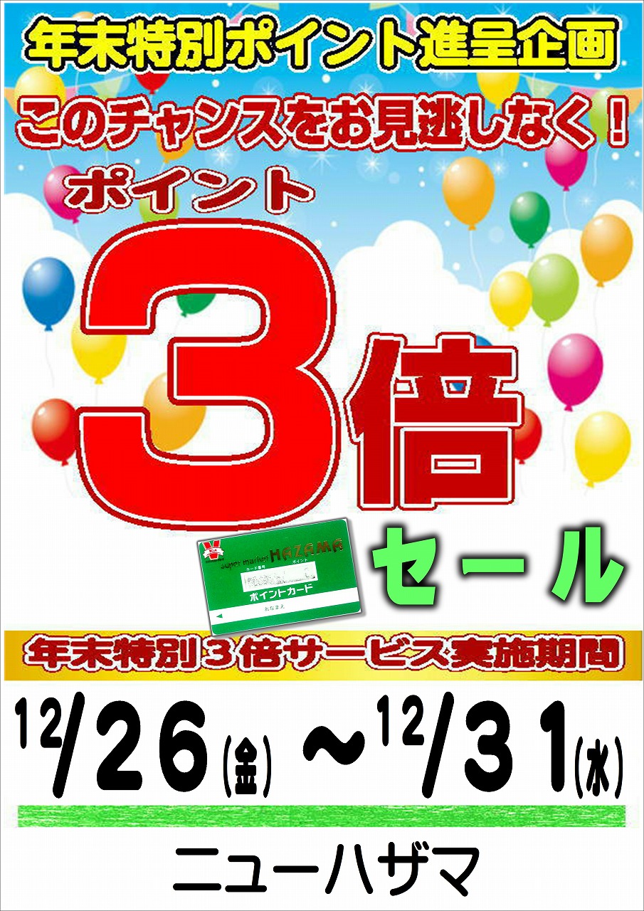 チラシ情報 | 大手門ニューハザマ